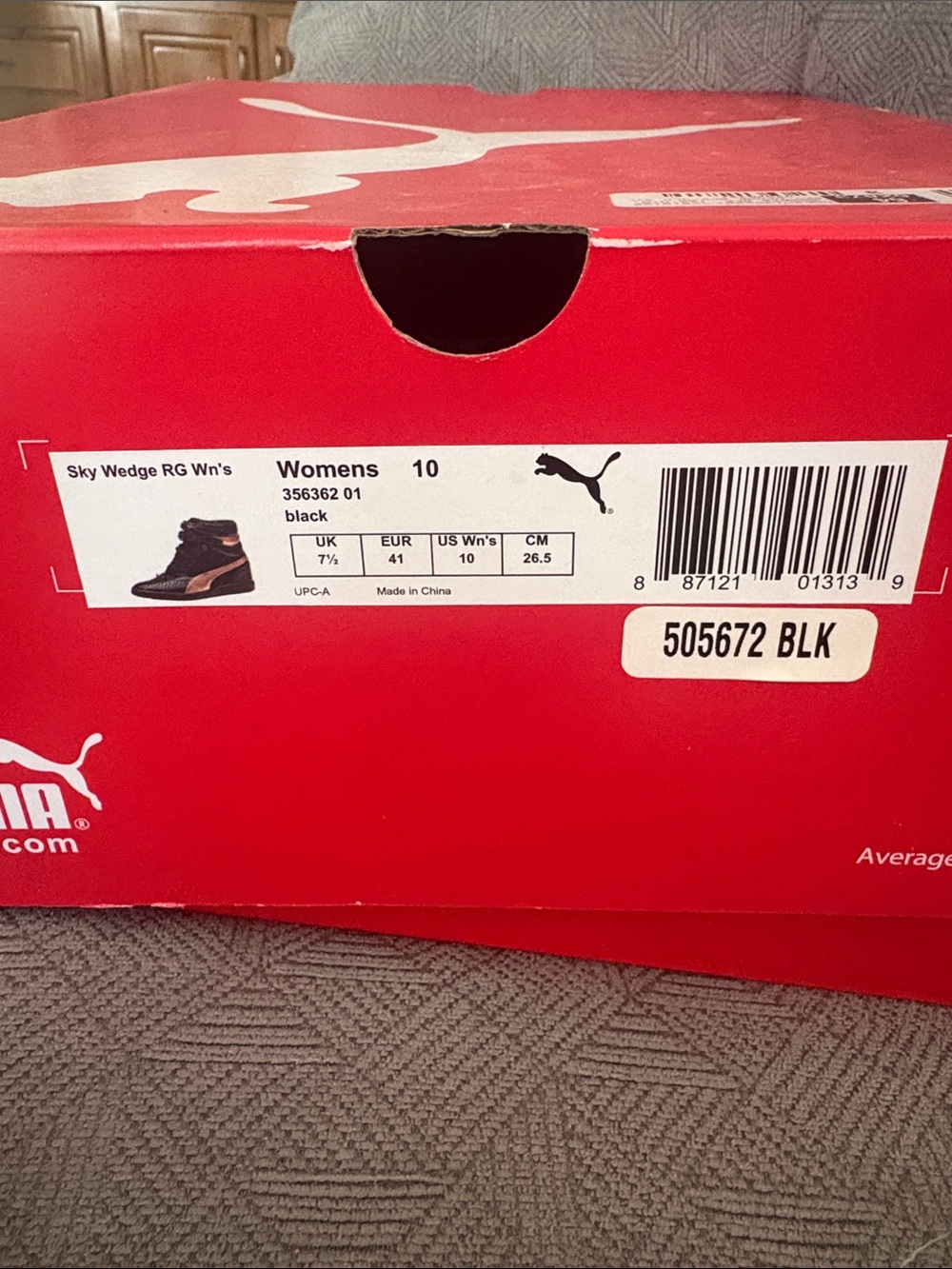 Puma Sky Wedge Women's Heeled Boot - Black